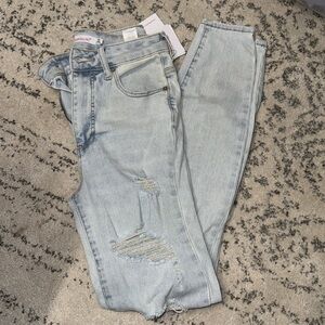 BLAKE HIGH-WAISTED TUMMY TAMER DESTROYED JEANS